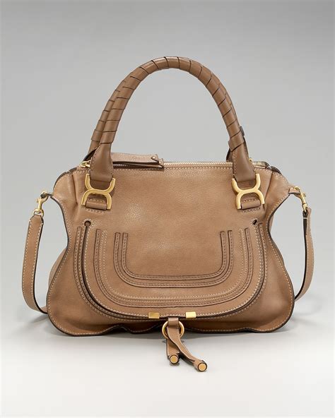 chloe marcie medium nut|chloé marcie medium satchel.